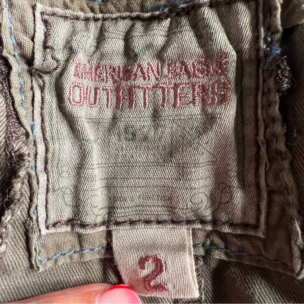 🫒 Y2K| 90s-20s American Eagle Outfitters‎ Utility Cargo Skirt 🫒 - Picture 5 of 8